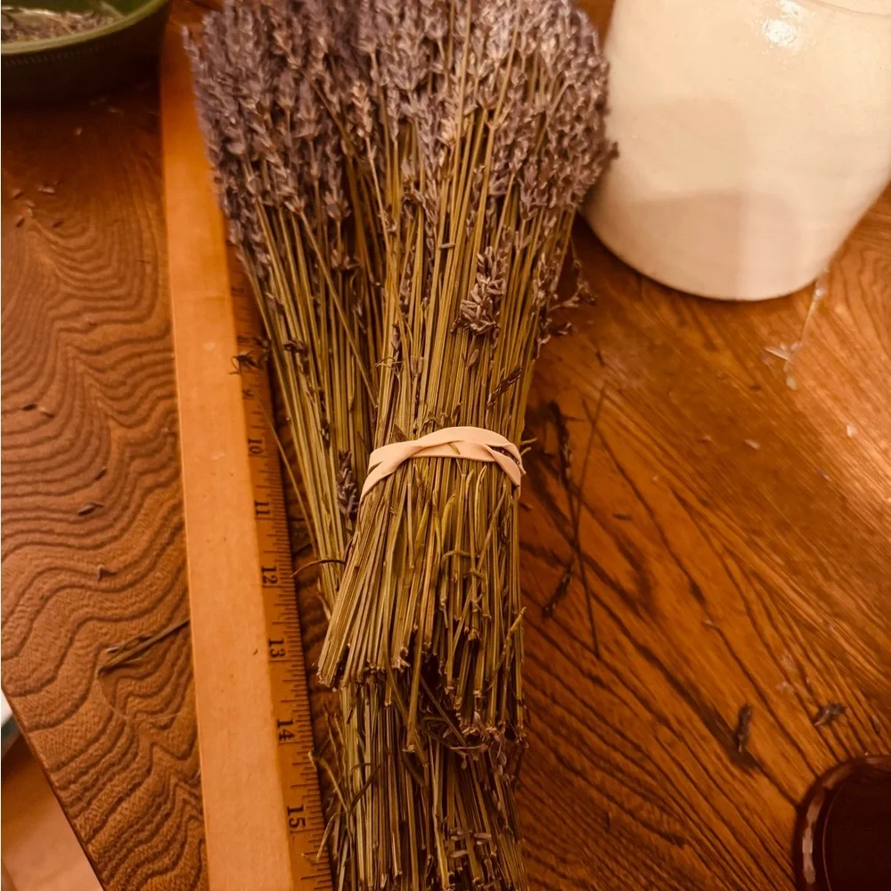 2 Dried Lavender Bouquets picked local last summer